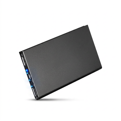 20,000mAh power bank on a white background