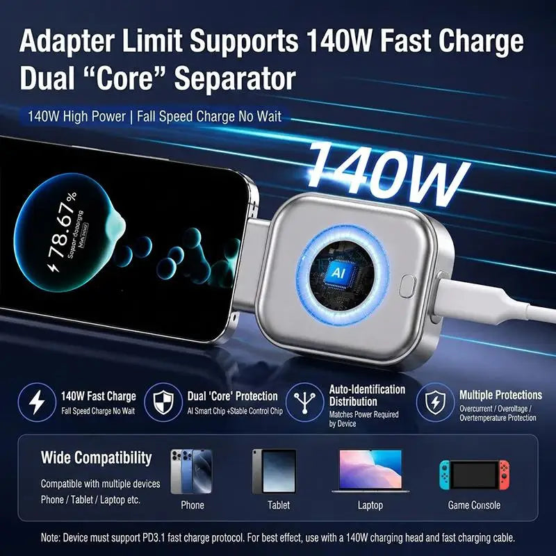 Auto Disconnecting USB-C Charger