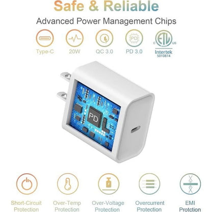 2 Pack USB C Charger Block,Super Fast Charging Type C Wall Phone Charger Compatible with Iphone 17/16/15/14/13 and Compatible with Samsung S25/S24/S23