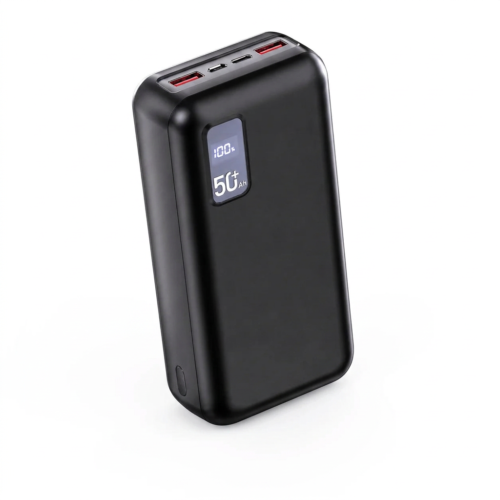 Power bank on a white background